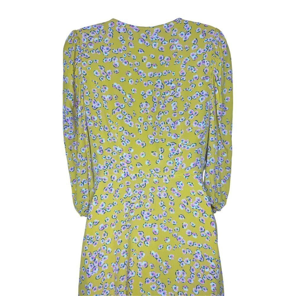 Nicholas Lydia Mini Dress In Yellow Floral NWT Size 2 - Picture 8 of 11